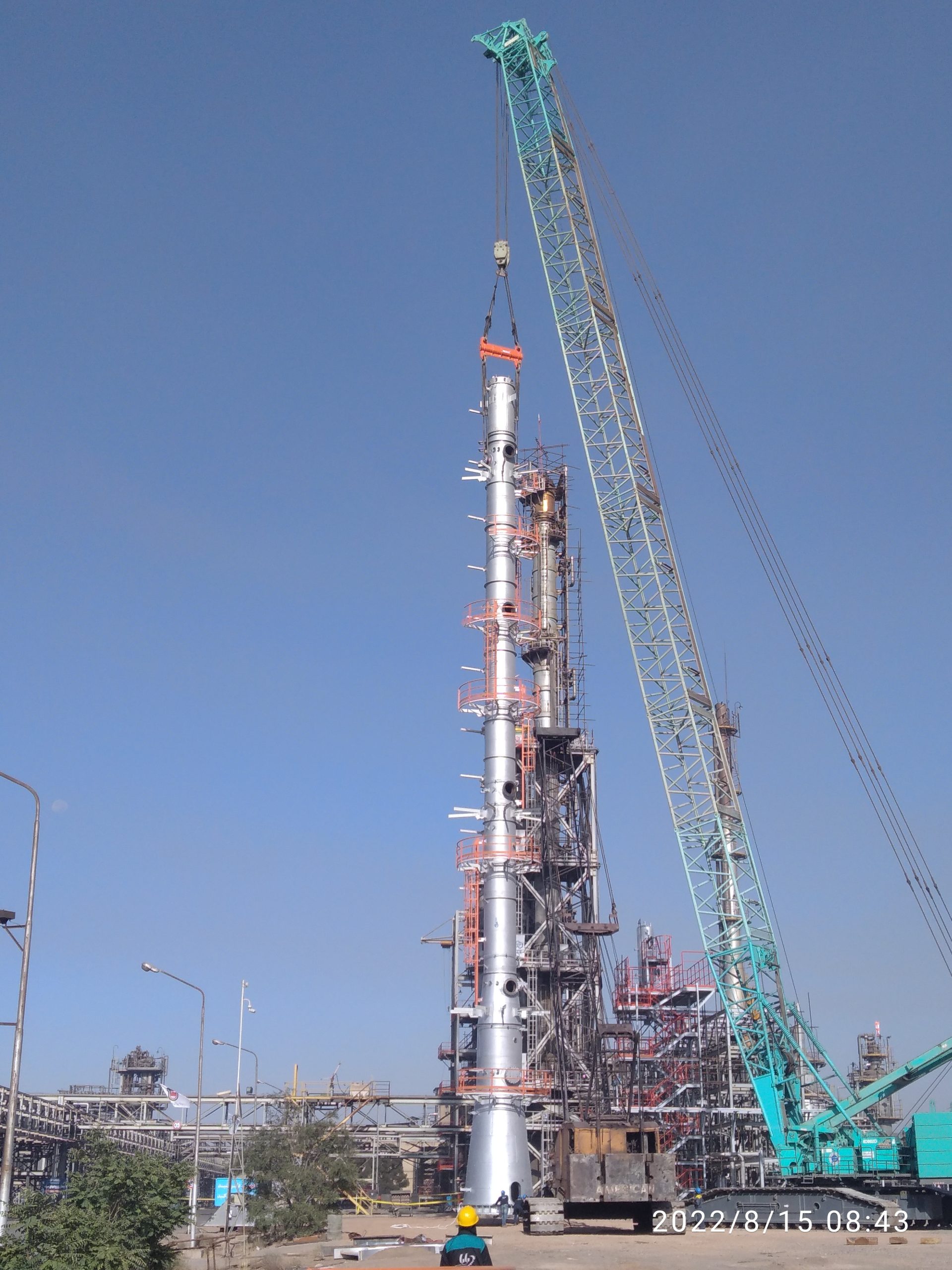 Read more about the article Manufacturing And Erection Of Coal Tar Refinery’s Distillation Column