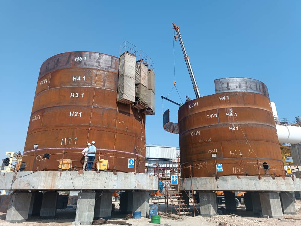 Read more about the article LIN-LOX Storage tanks-5000MTPD Siraf Methanol Plant , Bandar Dayyer